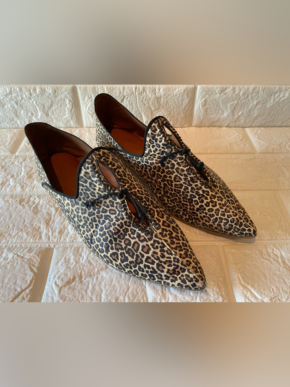 Free People St. Lucia Leopard Flats